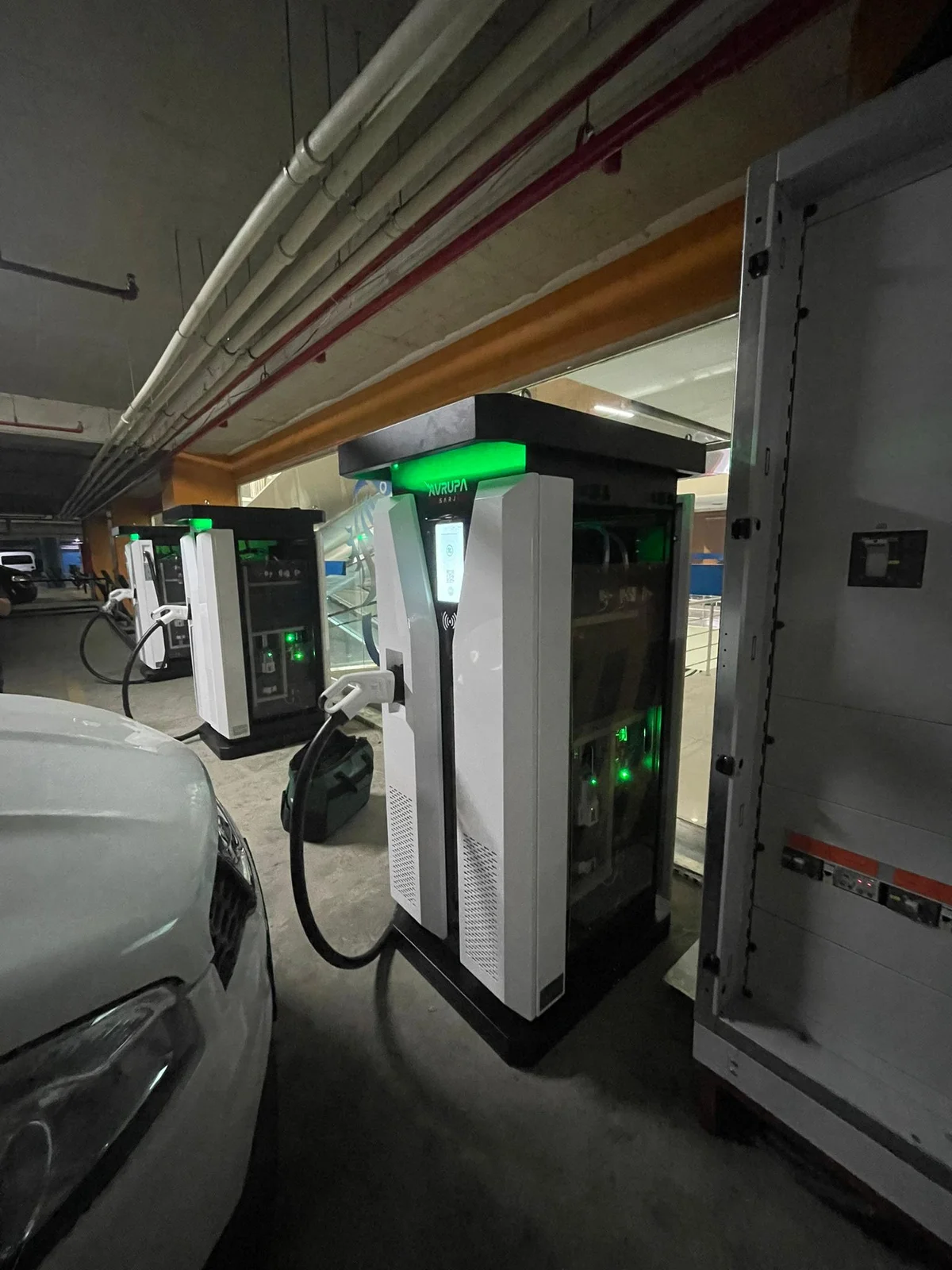 Avrupaşarj: DC Charging in an Indoor Car Park