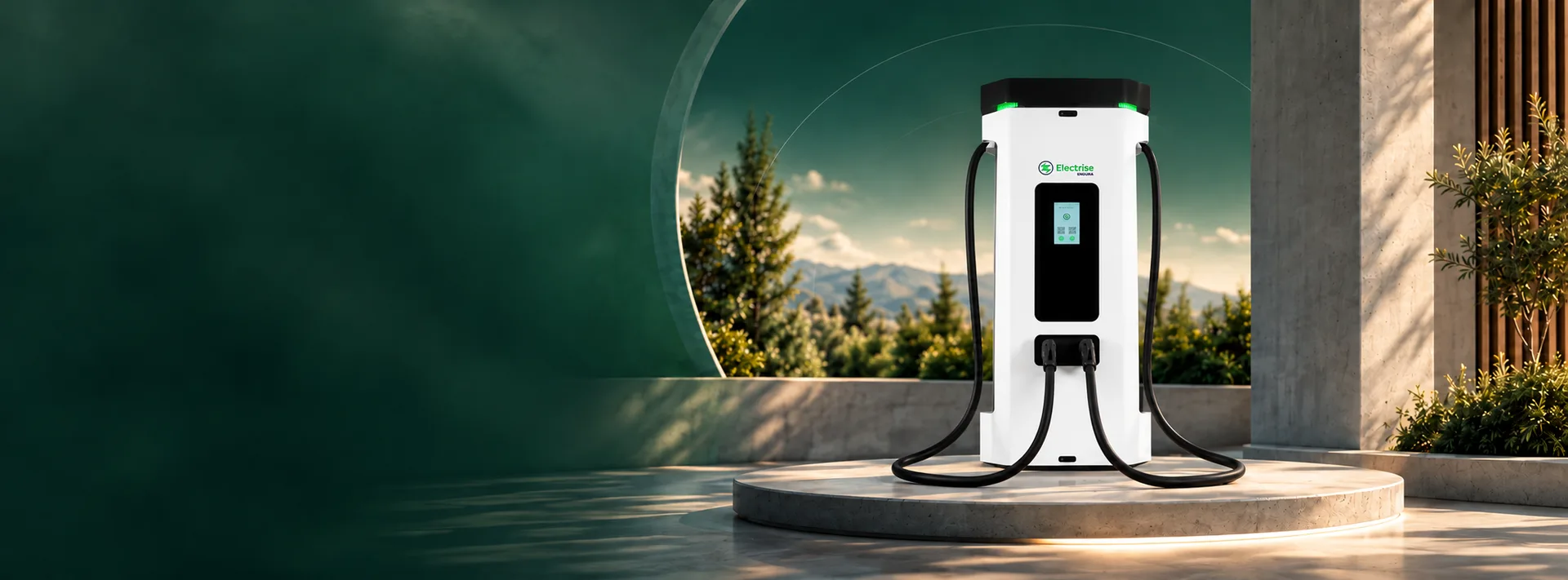 Electrise Endura DC hızlı şarj cihazının ürün görselleştirmesi