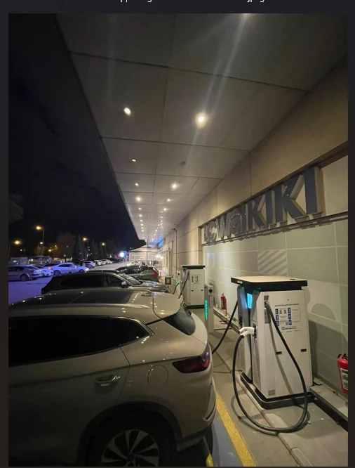 Cevahir Mall: Charging Area in a Mall Car Park
